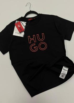 Мужская футболка (hugo boss)🥷🏻🌪️