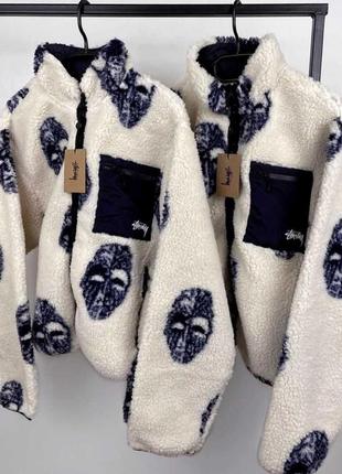 Шерпа стуси стусі кофта зіп stussy куртка