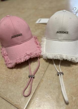 Люксовая кепка с бирками в стиле jacquemus2 фото