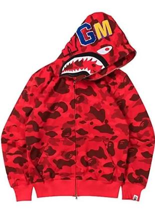 Bape zip sale