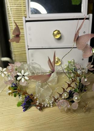 Венок, корона фей, цветочная корона
