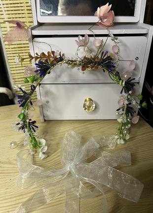 Венок, корона фей, цветочная корона