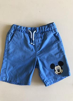 Шорти сині шорти міккі маус шорти з міккі маусом