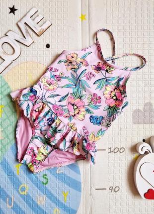 Купальник next некст девочка 3-4 р купальный костюм