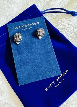 Оригінальні сережки kurt geiger london
