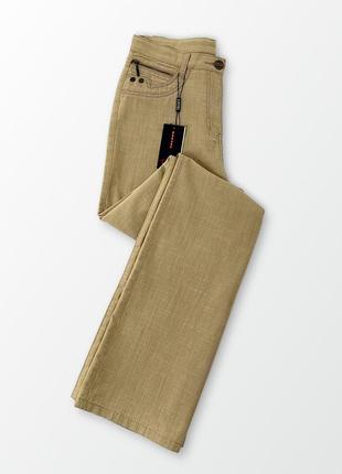 Бежевые летние джинсы «talace» скидка!