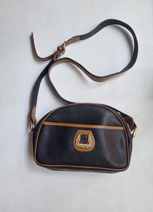 Люксова сумка lancel, шкіряна сумка вінтаж, сумка кросбоді, вінтажна сумка, сумочка lancel10 фото