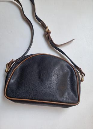 Люксова сумка lancel, шкіряна сумка вінтаж, сумка кросбоді, вінтажна сумка, сумочка lancel4 фото