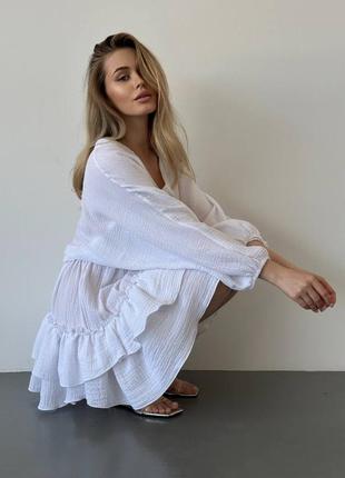 Платье муслиновое