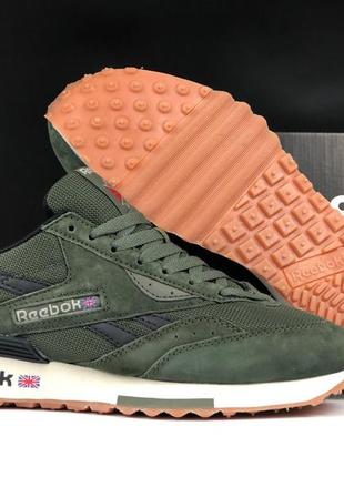Чоловічі кросівки reebok lx2200 athletic рібок зеленого кольору