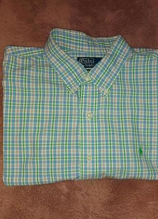 Рубашка короткий рукав ralph lauren размер 2xl1 фото