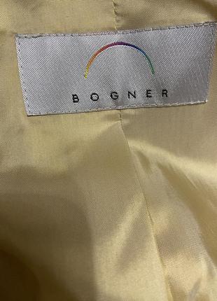 Актуальний жакет в клітинку з вовни та льону bogner4 фото