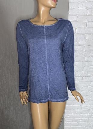 Трикотажная блуза блузка лонгслив l-xl