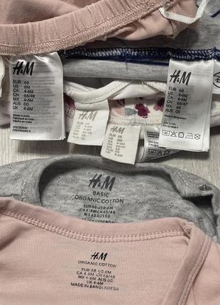 Комплект одежды h&m, 4-6мес9 фото