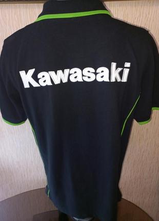 Футболка поло kawasaki (размер м/l)3 фото