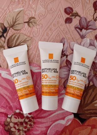 La roche-posay anthelios uvmune 400 
набор из трех пробников по 3мл