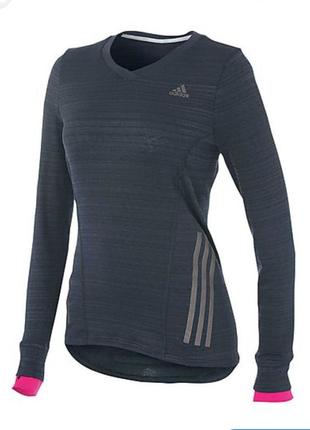 Adidas running supernova лонгслив с удлиненной спинкой.