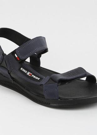 Сандалії чоловічі шкіряні 339879 р.43 (28) fashion синій