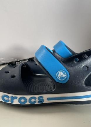 Крокс баябенд сандалі дитячі сині crocs kids bayaband sandal navy6 фото