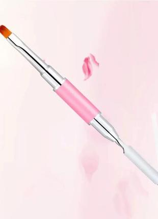 Кисть лопатка для полигеля, двухсторонняя