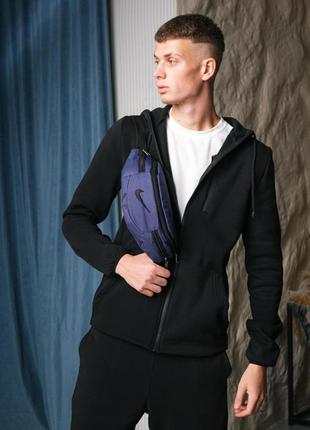 Поясна сумка(бананка) nike синя ’gr’