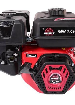 Бензиновый двигатель vitals master qbm 7.0s для газонокосилки одноцилиндровый 4 тактный ku-22