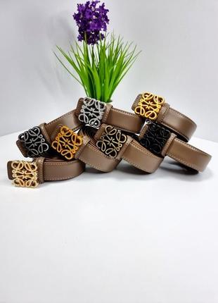 Ремень пояс женский кожаный в стиле loewe / ремень пояс женский кожаный в стиле loewe