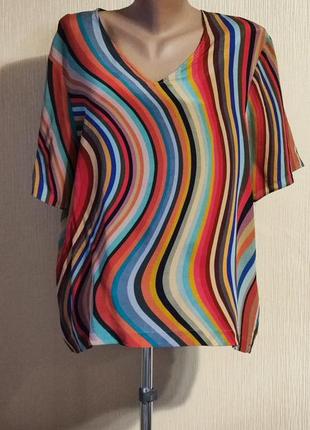 Привлекательный шелковый топ  блуза от paul smith
