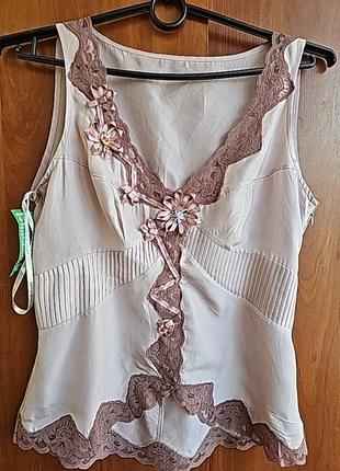 🩷karen millen. нова блуза,топ 💯шовк2 фото