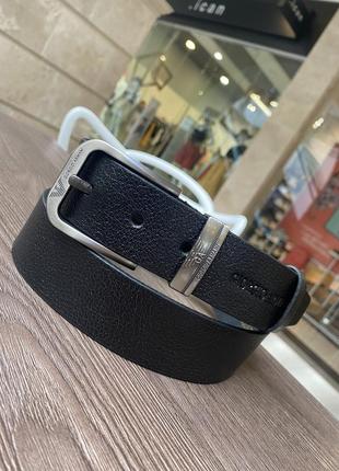 Ремень пояс мужской кожаный в стиле armani / ремень пояс мужественный кожаный в стиле armani2 фото
