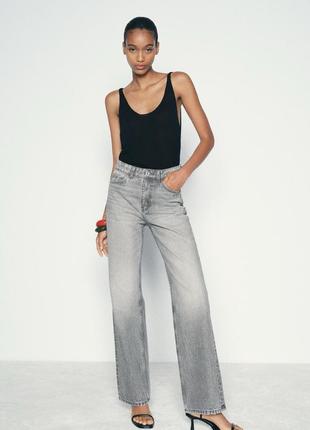 Прямі джинси zara