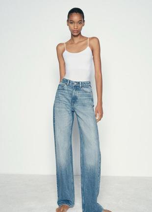 Прямые джинсы zara