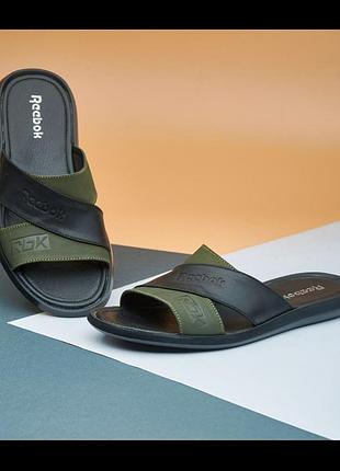 Мужские кожаные шлепанцы черные, сланцы из натуральной кожи, мужские кожаные шлепанцы, шлепанцы