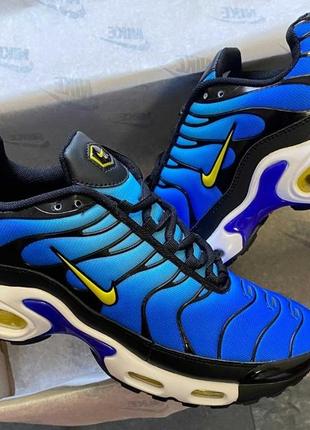 Nike tn+"hyper blue" мужские кроссовки 3
