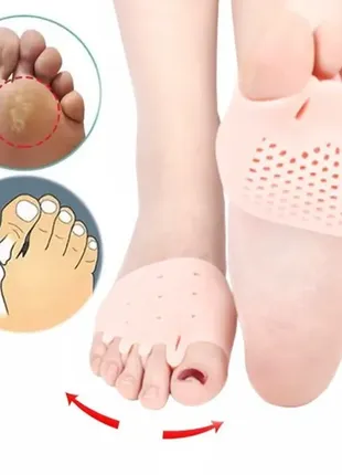 Силиконовый межпальцевый разделитель корректор clefers toesep 51