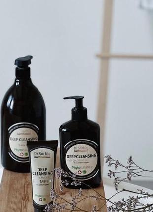 Очищающий шампунь dr.sorbie deep clean 1л