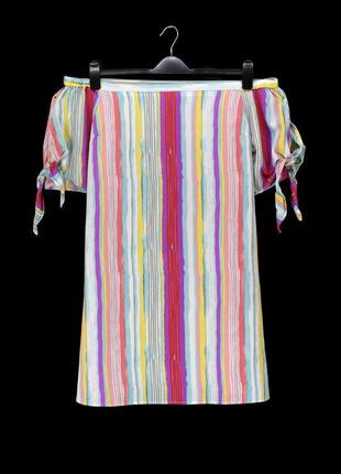 Платье с открытыми плечами "peacocks", uk16/eur44.