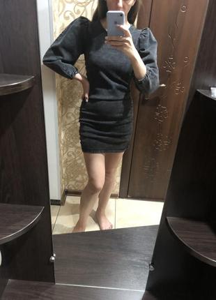 Джинсовое платье zara