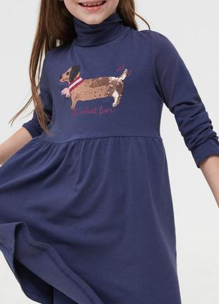 Платье с паэтками sinsay 104см