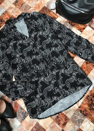 Рубашка черная 100%вискоза