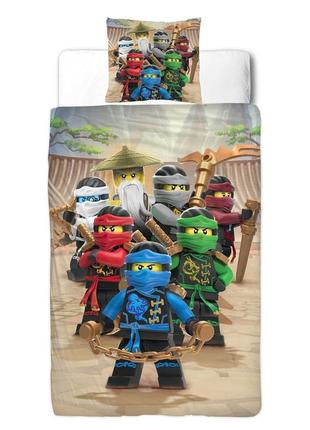 Lego ninjago renforce дитяча постільна білизна, 100% бавовна, з єс