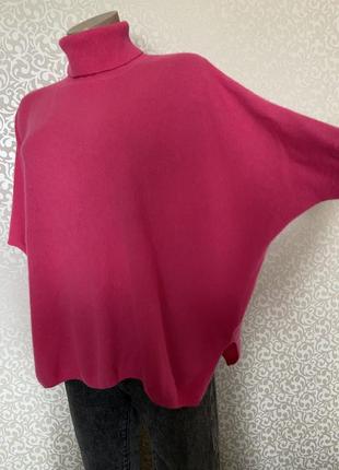 Яскравий рожевий светр 100%кашемір absolut cashmere4 фото
