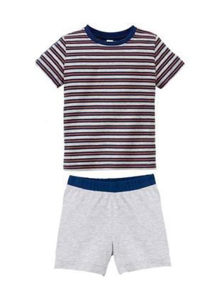 Комплект impidimpi 9-12 мес. 74/80 костюм костюмчик набор шорты футболка шортики лев песочник летняя пижама боди бодик lupilu george primark next zara
