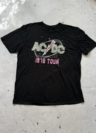 Чоловіча футболка мерч ac/dc 2022 розмір м