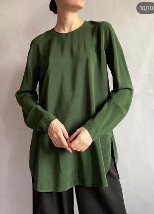 Рубашка max mara шелк натуральный silk sportmax s m 42 44 46 платье