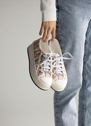 Женские кроссовки в стиле chr dior топ качество 🥑