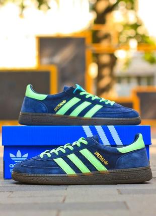 Мужские кроссовки adidas spezial blue/green