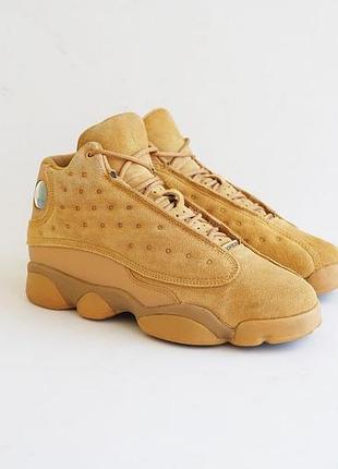 Кроссовки кожаные (замшевые) унисекс nike DA4263 air jordan 13 retro размер 38