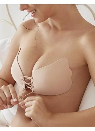 Бюстгальер fly bra чашка d невидимый силиконовый бюстгальтер накладки