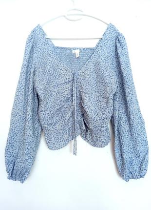 Блуза в цветочный принт от h&m